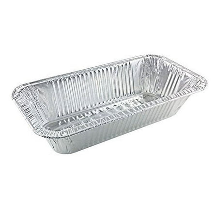 Handi-Foil 1/3 Third-Size TruFit Medium (4 lb.) Steam Table Aluminum Pan #4035 (pack of 30)