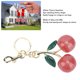 thumbnail image 3 of Cherry Keychain Bag Glitter, Elegante Colgante De Mujeres Lindas Con Diseño Espumoso De Cerezas, Accesorios De Bolsas De Moda, Llavero Para Carteras, 3 of 7