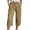 Khaki, variant on Women's Pants, Women's Casual Pants Effortless Straight Leg High Waist Trousers Designed for Comfort and Versatility Navy M