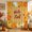 Orange White Brown, variant on Hello Fall Shower Curtain, Waterproof Shower Curtains for Bathroom, Thanksgiving Orange Yellow Pumpkin Maple Leaf Washable Fabric Bathtub Curtain Set Bath Decor with 12 Hooks Long 72"x84"