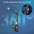 thumbnail image 3 of SMALLRIG Magic Arm Clamp Kit, Camera Mount Articulating Friction Arm w Super Clamp, w 1/4"-20 Screw and Thread hole, for Camera, Light, Monitor, Webcam or Action Camera ≤1.5kg, for Table, Tube 4454, 3 of 8