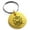 Gold, variant on Stainless Steel Pirate Skull Anchor & Sabers Engraved Small Medallion Circle Charm Keychain Keyring