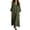 A274 Green, variant on Yuncity Women Christmas Plaid Maxi Dress Casual V Neck 3/4 Sleeve Loose Long Dresses Elegant Casual Outdoors Activity Wears Size L Blue