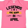 thumbnail image 4 of Inktastic Legends Are Born in April Boys or Girls Baby Bodysuit, 4 of 5