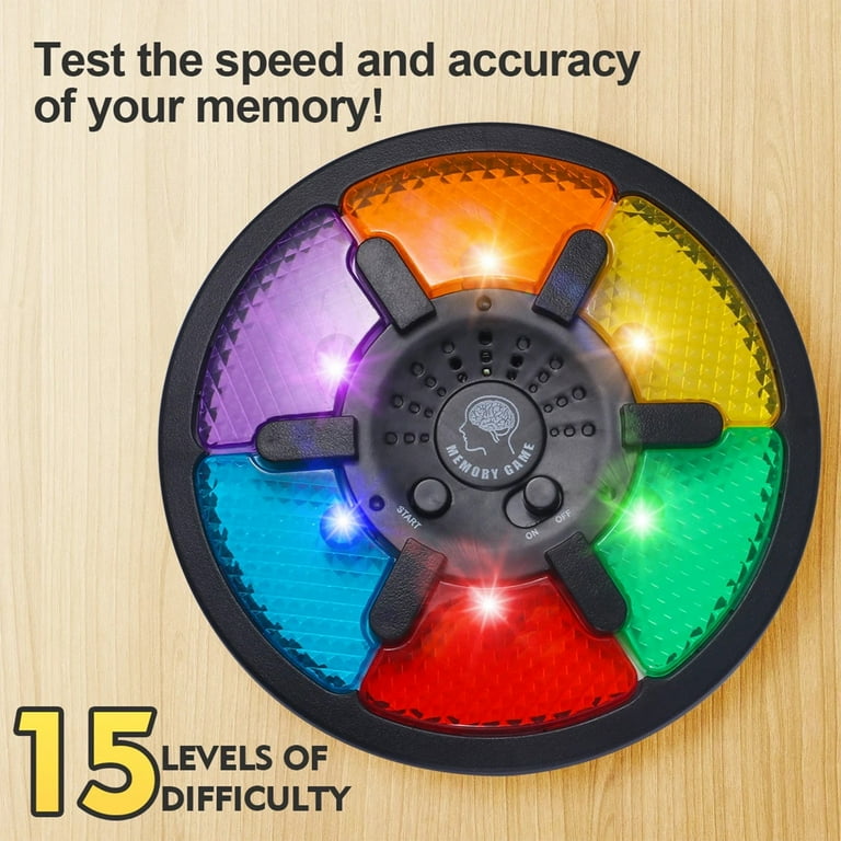 Hzrsly Light-Up Memory Game with Sounds - Electronic 6