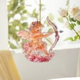 thumbnail image 1 of Valentine's Day Acrylic Keychain Sparkling Crystal-Like Durable Fade-Resistant Secure Metal Clasp Versatile for Car Rearview Mirror Keys Backpack Romantic Gift Accessory Whimsical Ornament, 1 of 2