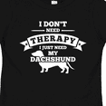 thumbnail image 4 of Inktastic No Therapy Dachshund Boys or Girls Toddler T-Shirt, 4 of 5