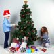 thumbnail image 3 of Medias de Navidad, un perro para Navidad, medias de Navidad de arpillera, calcetines colgantes de felpa y cuadros para vacaciones familiares Navidad Xemadio CJWUS-1327, 3 of 4