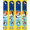 Yellow, Pattern 1, variant on ODIKA 4'x6' Machine Washable Non-Slip Area Rug, Festive Arctic Wildlife Latch Hook Pillow Kit Cross Stitch Project High Traffic Rug, Blue, 618667