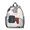 Silver-4, variant on Colorful Symmetrical Plaid Stripes Waterproof Ergonomic School Backpack