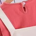 TAIAOJING Toddler Baby Girl Outfit Kids Girls Suit Solid Color T Shirt Short Sleeve Jeans Suit