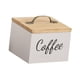 thumbnail image 4 of Porta cápsulas de café con tapa, caja de exhibición, contenedor de almacenamiento de madera versátil, café Blanco, 4 of 9