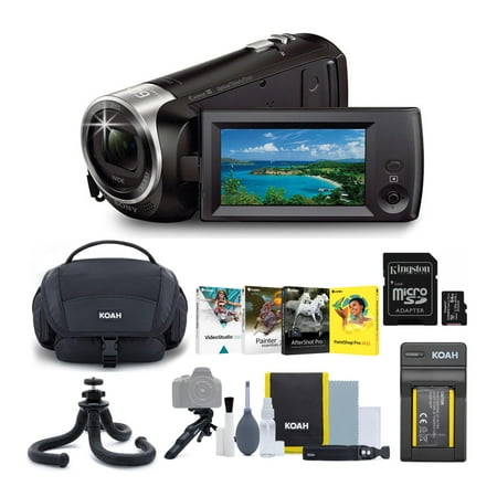 UPC: 0040962847602 | Sony Handycam 1080p Full HD Camcorder with Exmor R CMOS Sensor (Black) Bundle
