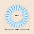 thumbnail image 5 of Hair Elastics, 20Pcs No Crease Spiral Hair Ties, Hair Bands Multi Color Waterproof for Women Girls, Hair Accessories, 5 of 13