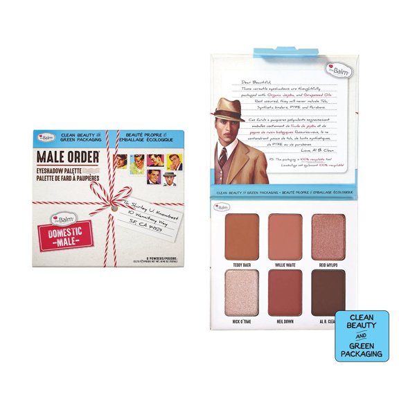 Paleta de sombras de ojos TheBalm Male Order Domestic Male 30 ml