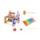 thumbnail image 3 of Juguete de madera para martillar y mazo, juguete musical con xilófono, juguetes Montessori para niños y niñas de 3, 4 y 5 años, 3 of 9