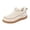 White, variant on NexTorq Women's Winter Cotton Shoes Fleece Lined Warm Slip-On Boots Moc Toe Soft Sole Lightweight Cozy Cold Weather Footwear for Walking and Everyday Wear Black US-6 (EU-37)
