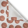 thumbnail image 4 of Ambesonne Basketball Window Valance, Realistic Style Ball, 54" X 12", Pale Cinnamon White, 4 of 5
