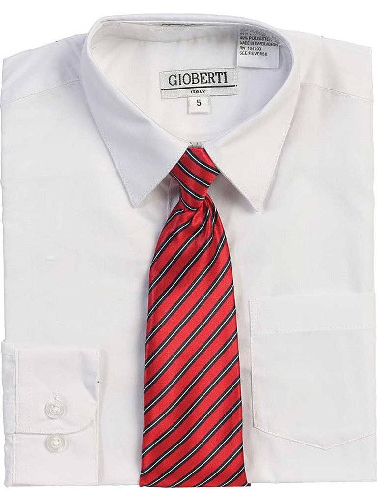 4t white dress shirt
