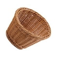 thumbnail image 5 of DECORNIJIA Simulated Rattan Design Storage Basket Plastic Woven for Family 1Pcs, 5 of 8