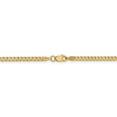 thumbnail image 3 of 14k 2.3mm Beveled Curb Chain (Weight: 2.41 Grams, Length: 8 Inches), 3 of 4