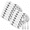 Silver-100, variant on 100 Pack Plasticware With Pre Rolled Napkfor 100 Guests Disposable Utensils Sets Includes 300 Cutlery And 100 Party & Wedding | S