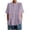 Light Purple, variant on Womens Oversized Pintuck t shirt Crew Neck Button top Casual Solid Color Blouse Summer Retro Fashion Pullover Style tee