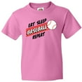 thumbnail image 3 of Inktastic Eat, Sleep, Baseball, Repeat Youth T-Shirt, 3 of 5