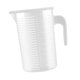 thumbnail image 3 of Taza medidora con escala, transparente y resistente, para agua caliente y fría, ideal para restaurantes y hogares. 2000ML, 3 of 9