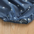 thumbnail image 4 of Newborn Baby Girl Clothes Blue Polka Dot Patterned Sleeveless Romper with A Matched Headband Infant Clothes, 4 of 4