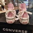thumbnail image 2 of Converse Chuck Taylor All Star Move Hola " Día De San Valentín " Zapatos De Lona De Suela Gruesa Elevada De Peso Ligero Para Mujer Alta Parte Superior Ligera Oro Rosa Rojo Bordado-B93 Gao Jiahui unisex, 2 of 2