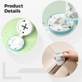 thumbnail image 4 of Pill Cutter with Safe Blade Design, Portable Pill Splitter for Halves and Quarters, Ideal for Home Travel Elderly Pets, Includes Storage and Cleaning Brush, 4 of 6