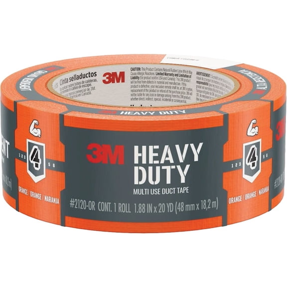 3M 1.88 In. x 20 Yd. Orange Heavy Duty Duct Tape 2120-OR