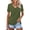 Green, variant on Women Shirts Short Sleeve T Shirts V Neck Tee Tops Solid Tunic, Green XL