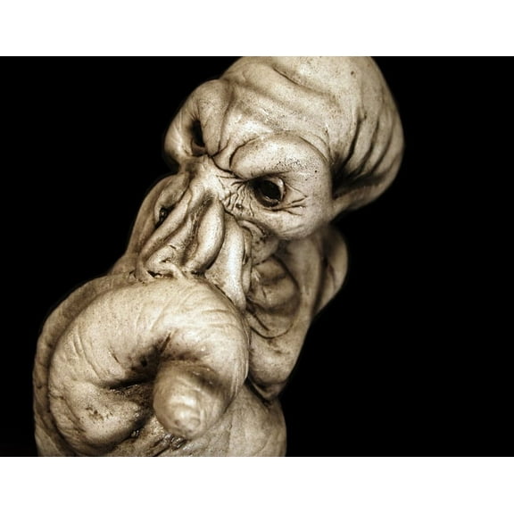 Cthulhu The Great Old One - Embryo Specimen Jar White Variant - Halloween Adult Latex Realistic Prop