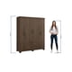 thumbnail image 5 of Ropero Closet Moderno 6 Puertas y 2 Cajones NT5130 Nogal, 5 of 6