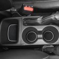 thumbnail image 4 of Tapis de Voiture Antidérapant sur Mesure pour Porte Croisée de la Console Accessoires de Rangement Anti-Poussière (5 Pcs Rouge), 4 of 5