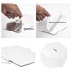 thumbnail image 4 of Kits De Calcomanías De Pegatinas De Pared De Espejo Hexagonal Extraíbles Para La Decoración Del Dormitorio De La Sala De Estar Del Hogar 12 Uds. Advancent HA046412-01, 4 of 5