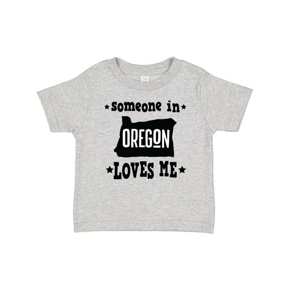 Inktastic Someone in Oregon Loves Me Gift Boys or Girls Baby T-Shirt
