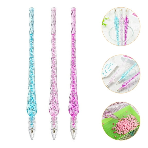IDEANATEGRATE 3Pcs Bead Painting Tools For Craft Projects Assorted Color