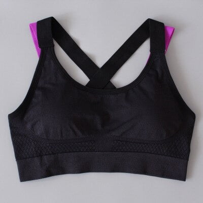 

ANXINDABX Lovely Push Up Sports Bra XL For Women Cross Straps Wireless Padded Comfy Gym Bra Yoga Underwear Active Wear Workout Fitness Top