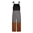 thumbnail image 3 of WILLBEST Jeans for Women Women Comfortable Hop Jogger Spring Summer Folar Hi Waist Overalls Straight Leg Pants Plus Size Jumpsuits Wide Leg Trouser Pants Women, 3 of 3
