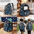 thumbnail image 3 of Kuiaobaty Planet Stars Print Backpack Set of Kids Boys Girls Lightweight Backpack and Lunch Bag with Adjustable Strap Multi Pockets Bookbag with Pencil Case for School Travel, 3 of 7
