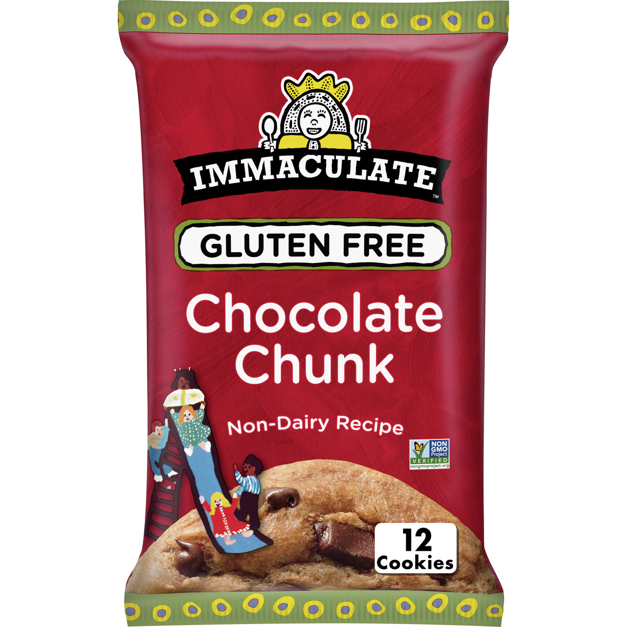 Immaculate Baking, Chocolate Chunk Cookie Dough, Gluten Free, 12