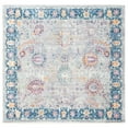thumbnail image 4 of SAFAVIEH Illusion Kenneth Oriental Area Rug, Light Grey/Purple, 4' x 4' Square, 4 of 7