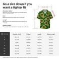 thumbnail image 7 of Xecao offers the Big Colorful Avocados for Men's Casual Short-sleeved Shirt, a button-up collared shirt with a pocket, perfect for beach vacations and yacht travel in the Small size., 7 of 7