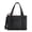 Black, variant on Boxy Tote Bag for Women, Crossbody Bag with Zipper, Crush Bow Purses for Travel Work College