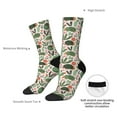 thumbnail image 4 of Rateoe Armadillo for Women Casual Calf Socks - Cute Crew Socks - Thin Soft Above Ankle Socks Size 5-11, 4 of 6