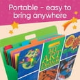 My Art Place Expandable ColorTabbed Portable Art Storage Portfolio