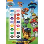 TOUCH OF COLOR All Paws on Deck! (Paw Patrol): Activity Book with Paintbrush and 16 Watercolors (Paperback)